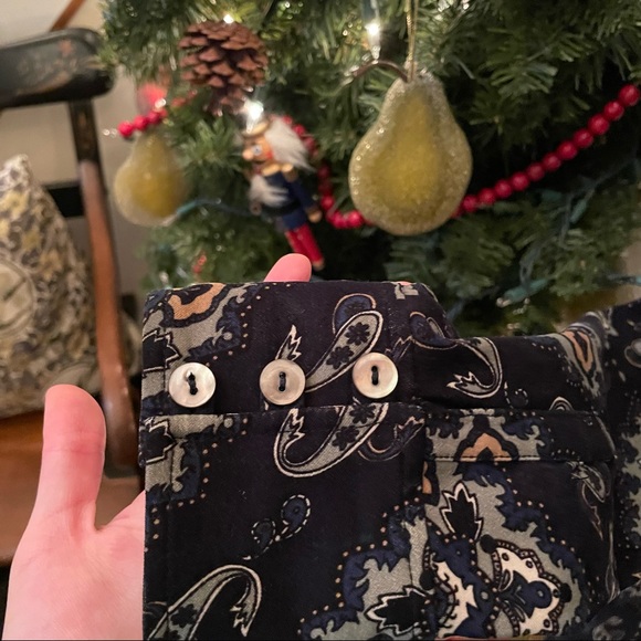 La Cabana Paisley Printed Blouse - Size Small - Picture 3 of 5